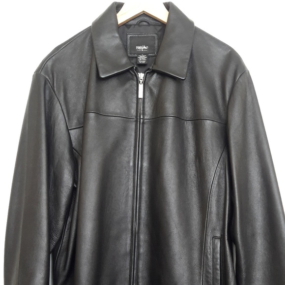 mossimo leather jacket mens